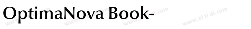 OptimaNova Book字体转换 OptimaNova Book字体转换